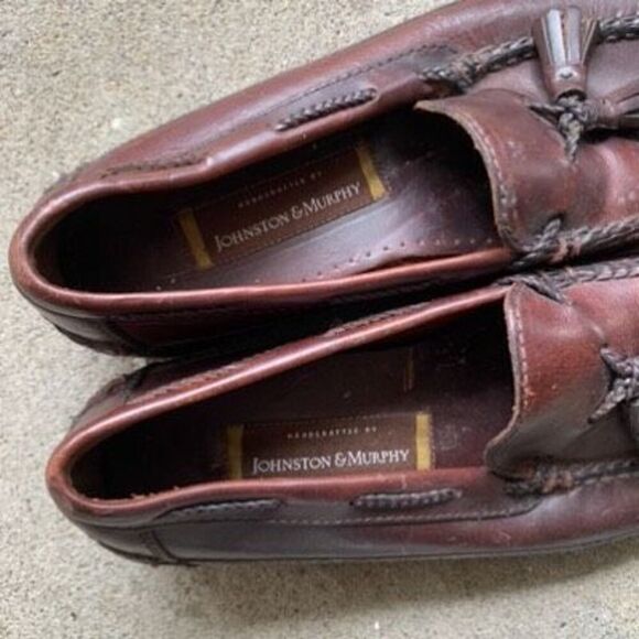 Johnston & Murphy Size 11W Brown Tassel Loafer Shoes 40102006603 Brazil main image 8